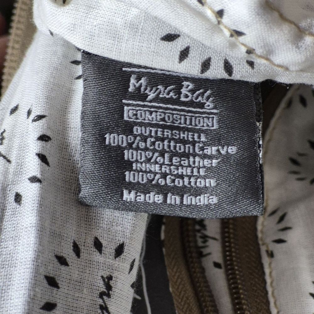 Brown and Black Patterned Backpack NWT - image 6